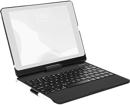 Targus THZ857DE VersaType for iPad (8th and 7th Gen) 10.2 inch, iPad Air 10.5 inch, iPad Pro 10.5 inch (German) - Black