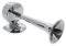 wellenshop 12 Volt Signalhorn 100dB verchromt Hupe Fanfare Horn Bootshupe sehr laut