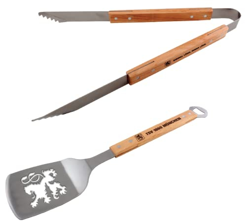 TSV 1860 München Grillset/Grillbesteck ** Logo **, Einheitsgröße