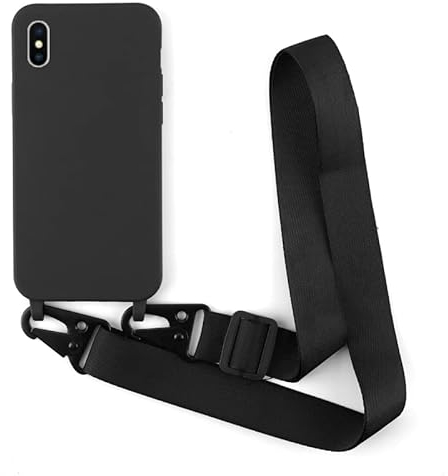 Leather Armor Handykette Hülle für iPhone 6/7/8 Plus(5.5) mit Band Halsband Lanyard (abnehmbar) Handyhülle, Verstellbarer Lanyard.Magnetisch Stoßfest Silikonhülle Wireless Charging kompatibel .-Grün