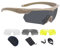 SKJJL Polarisées Lunettes Militaires, Lunette Airsoft Protection avec 3 Verres Couleurs Interchangeables, Anti-Rayures, Buée et Anti-UV pour Airsoft Paintball, Jeu de Tir, Cyclisme, Chasse, Jaune