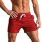 3-Zoll-Laufshorts für Herren, Fitness-Training, Bodybuilding-Shorts, atmungsaktive Baumwoll-Sportshorts Rot M