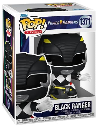 Funko Pop! TV: Mighty Morphin Power Rangers 30th - Black Ranger - Power Rangers TV - Vinyl-Sammelfigur - Geschenkidee - Offizielle Handelswaren - Spielzeug Für Kinder und Erwachsene - TV Fans