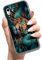 Silicone Case for iPhone XS Max 6.5 inch Print Animal Pattern Design Soft TPU Bumper Shockproof Cover Black Case for Women Girls Man Boys - Leaf Lion