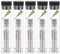 OLYCRAFT 5 Sets Wiederverwendbare Glasspritze 1ml Glas Luer Haustierspritze Mit Luer Locks Und Stumpfen Spitzen Glas Dosierspritzen Für Industrie Oder Laborflüssigkeiten Oder Haustierfütterung