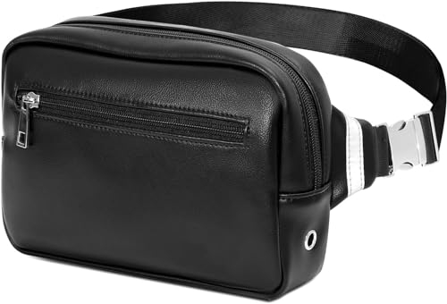 SUNSEATON Bauchtasche Damen Herren Kunstleder - Gürteltasche Multifunktionale Hüfttasche mit Reißverschluss Geeignet für Reise Wanderung und Alle Outdoor Aktivitäten