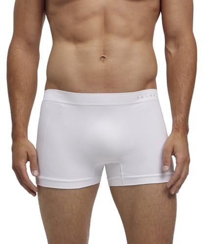 FALKE Warm M BX Fil Fonctionnel séchage Rapide 1 pièce, sous-vêtements de la Couche de Base Homme, Blanc White 2860, XXL