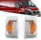 Convitex 1 Paar Spiegelblinker Außenspiegel Blinkerkappe passend für Ducato Boxer Jumper baujahr 2006-2023 Blinker Spiegel Blinkleuchte (Links+Rechts) Orange