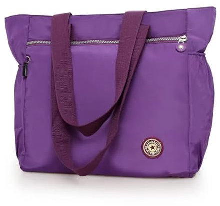 Feitoy Wasserdichte Oxford Duffle Bag Große Kapazität Frauen Reisetaschen Umhängetasche Valise Bolsa De Viagem Damen Handtaschen Einkaufstaschen Lila, violett