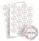 Weihnachtssticker selbst gestalten – 40 personalisierte Aufkleber - Stickerbögen – rund, Ø 5 cm – Weihnachtsetiketten als Geschenkaufkleber – Sticker mit Namen - Kranz - Motiv 5