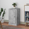 KLYEON Sideboard Betongrau 37,5x35,5x67,5 cm Holzwerkstoff,Klassisches Betonoptik Sideboard mit reichlich Stauraum für Wohnzimmer und Schlafzimmer Diele & Flur Möbel