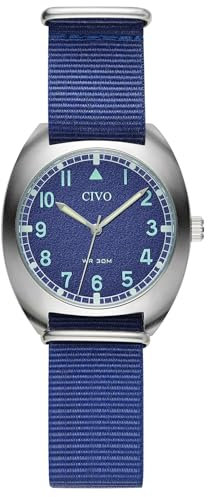 CIVO Armbanduhr Herren Sport Militär Analog Quarz Wasserdicht Grün Outdoor Business Coole Moderne Männer