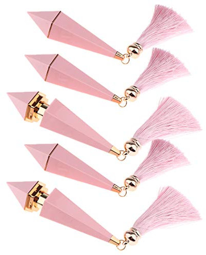 Leere rosa DIY-Lippenstift-Lippenbalsam-Röhren, 12,1 mm, Lippenbalsam-Behälter, Flaschen, 5 Stück