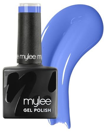 Mylee Gel Nail Polish 8ml [Blubell] - UV/LED Soak-Off Nail Art Manicure Pedicure for Professional, Salon & Home Use [Blue Range] - Long Lasting & Easy to Apply