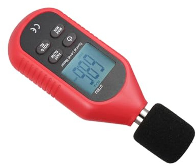 Aoresac Mini Sound Level -Messgerät, Tragbares SPL -Messgerät 30~130 DB mit Datenhaltefunktion, für Heimfabriken, mit LCD -Display -Hintergrundbeleuchtung