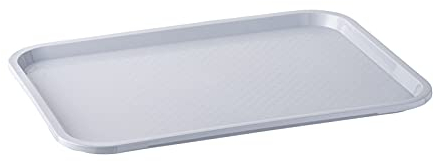 APS Bandeja Fast Food, bandeja para servir inviolable y apta para el lavavajillas, Made in Germany, 45 x 35,5 cm, altura 2 cm, gris