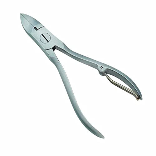 nippes Solingen Nagelzange aus rostfreiem Edelstahl | 10 cm | Hautzange antiallergisch und sterilisierbar | Durchgestecktes Verbindungsgelenk | Für kleinteilige Präzisionsarbeiten an der Nagelhaut