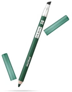 Pupa Matita Occhi Multiplay Plastic Green - Triplo Uso Eyeliner, Ombretto e Kajal - Adatta per Occhi sensibili e Lenti a contatto (Colore 58 Plastic Green) Formato 1,2 g