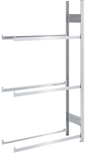 Certeo hofe | Reifenregal | Regalhöhe 2000 mm | Anbauregal | BxT 1010 x 435 mm