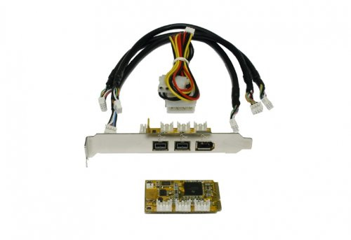 EXSYS EX-48015 Interne IEEE 1394/Firewire Karte und Schnittstellenadapter – Karten und Schnittstellenadapter (Mini PCI Express, IEEE 1394/Firewire, CE, FCC, 0 – 55 °C, -40 – 75 °C, 5 – 95%)