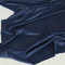 TOLKO 50cm Jersey Stoff für Shirt Kleid Rock | Kleiderstoff Dekostoff Knitterarm und elastisch | Stoffe zum Nähen Jersey Stoff Meterware | 130cm breit Kostümstoff Hochzeitsstoff (Marine Blau)