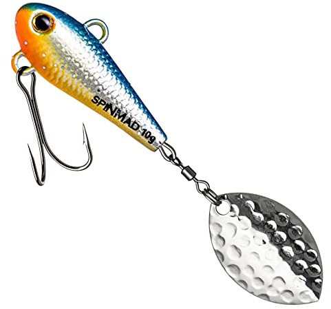 SpinMad Jigspinner 10g - Bleikopfspinner, Farbe Lieblingsköder:Flipper