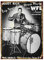 None Brand Buddy Rich for WFL Drums Retro Wanddekoration Metall Blechschild bemalt Kunst Poster Dekoration Plakette Warnung Cafe Garage Party Spiel Zimmer Türschilder