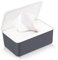 Feuchttüchter Box, Feuchtes Toilettenpapier Box, Feuchttücher Box Baby, Taschentuchspender Serviettenbox mit Deckel, Kunststoff Aufbewahrungsbox Feuchttücher Spender für Zuhause und Büro