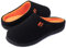 RockDove Bicolore Pantofola da Uomo in Memory Foam, 43.5 EU, Nero e Arancio