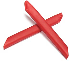 Chaussettes d'oreille pour lunettes de soleil Oakley RadarLock Path, Rouge, taille unique