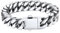 Bestyle Armband für Männer Herren 12,5MM breit Fashion Kettenarmband Damen Kubanische Miami Armkette Länge 23cm Silberkette mit Geschenkbox