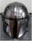 Steel Mandalorian Helmet SCA Medieval Helmet Helm for Halloween Costume Theater Role-Play Armour Helmet Great Item