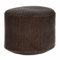 DreamRoots Pouf Hocker Rund - 35x35x25 cm - Cord Sitzpouf für Wohnzimmer - Fußhocker für Sessel - Couch Hocker - Sofa Sitzhocker