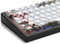 Womier 130 Keys PBT Keycaps Set, Custom White Japanese Keyboard, Double Sided Printed Translucent Keycaps, 60 65 75 100 Percent Cherry Profile Cherry Blossom