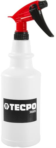 TECPO Sprühflasche 750ml, Zerstäuber und Nachfüllbar, Spritzflasche, Wasserspritzer, Blumensprüher Sprühkopf verstellbar für Pflanzen, Blumen, Garten, Autopflege refillable Atomizer