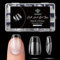 Modelones 510Pcs Capsule Americaine Ongle Cercueil Court XS, 15 Tailles Faux Ongles, Semi Givré Capsules Ongles Gel Couverture Complète, Pose Americaine Capsule pour Diy Nail Art