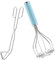 Generic 1 Set Potato Masher Fruit Machine Kitchen Food Chopper Puree Potato Microwave Bag Gadgets Vegetable Chopper Tool French Fries Instant Potato Ricer Twist Item Stainless Steel