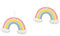 YARNOW 2 Stück Wolken Regenbogen Ornamente Regenbogen-Raumdekorationen Schlafzimmer groß gemacht Mädchenzimmer Wanddekoration Kinderzimmerdekor Baumwollseil Colorful