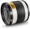 Walimex pro 500/6,3 DSLR Spiegel Objektiv für Nikon F, Kameraobjektiv mit 500 mm Brennweite, Spiegelobjektiv für Vollformat und APS-C Kamera, hochwertiges Kamera Equipment