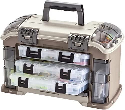 Plano Elite Series Ultimatives abgewinkeltes Angelsystem, Graphit & Sandstein, inklusive 6 StowAway Utility Boxen, Premium Tackle Aufbewahrung für Angelausrüstung und Zubehör, wasserdichte Hülle
