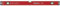 SOLA RED 60 - Wasserwage 60 cm - patentierte SOLA-FOCUS Libelle - mit schockabsorbierenden Endkappen