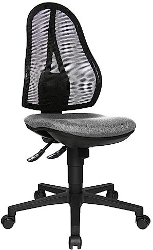 Topstar OP200G23 Open Point SY, Bürostuhl, Schreibtischstuhl, ergonomisch, Bezug hellgrau