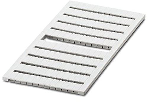 PHOENIX CONTACT ZBM 5/WH:UNBEDRUCKT Markierung für Klemmenblockbreite von 5.2mm, Unbeschriftet, Weiß, 50 Stück