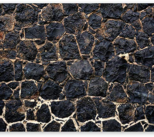 murando - Vlies Fototapete Steinwand 350x256 cm - Foto Tapete Schlafzimmer Wohnzimmer Moderne Vliestapete XXL Wandtapete Motivtapeten Bildtapete 3d Effekt Wand Dekoration - Steine f-A-0526-a-b