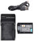DSTE Batterie de rechange + chargeur micro USB Compatible avec NP-FV100 Sony DCR-SR15 SR21 SR68 SR88 SX15 SX21 SX44 SX45 SX63 SX65 SX83 SX85