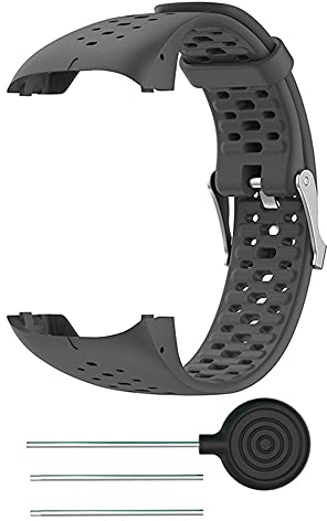 KINKUUN Ersatzarmband kompatibel mit Polar M400 M430 Ersatzarmbänder Armband Uhrenarmbänder.(Grau)