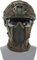 NC NC Taktisches Airsoft Paintball Schutzhelm-Set, Sturmhauben-Netzmaske mit Vollgesichtsschutz im Ninja-Stil für Wilde Jagd CS-Spiele usw.