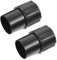 MILISTEN Saxophon Endstopfen Saxophonstopper 2 Stücke Alto Saxophon Endstecker Holzwind Instrument Zubeh?r Kappe Ersatz für Tenor Saxophone Schwarz Saxophon Ersatzteile
