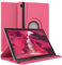 EAZY CASE - Tablet Hülle für Samsung Galaxy Tab A8 10.5 Schutzhülle 10.5 Zoll Smart Cover Tablet Case Rotationcase zum Aufstellen Klapphülle 360° drehbar mit Standfunktion Tasche Kunstleder Pink