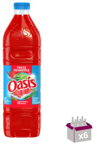 Oasis Fraise Framboise - 6 x 2L